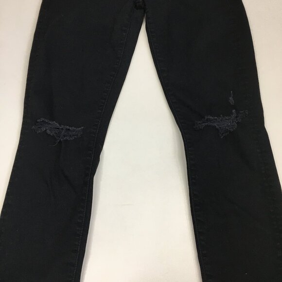 MOTHER Guilty As Sin The Looker Ankle Fray Hem Distressed/Rip Knee Skinny Jeans - Picture 8 of 14